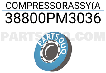 Honda 38800PM3036 COMPRESSORASSY(A