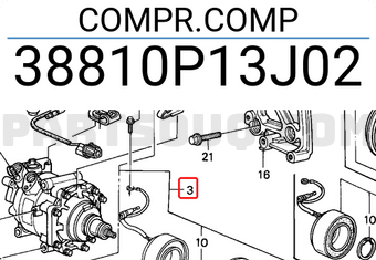 Honda 38810P13J02 COMPR.COMP