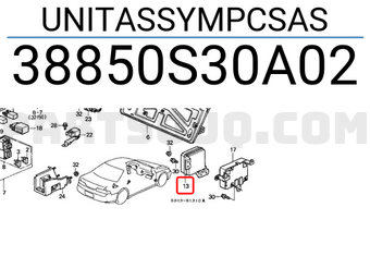 Honda 38850S30A02 UNITASSYMPCSAS