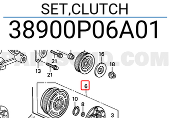 Honda 38900P06A01 SET,CLUTCH