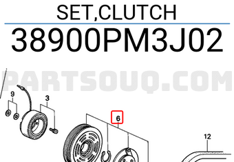 Honda 38900PM3J02 SET,CLUTCH