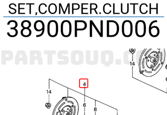 Honda 38900PND006 SET,COMPER.CLUTCH