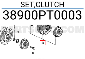 Honda 38900PT0003 SET,CLUTCH