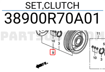 Honda 38900R70A01 SET,CLUTCH