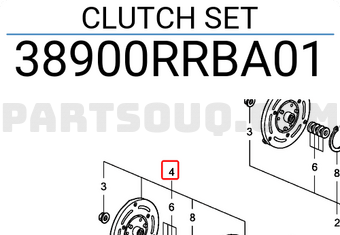 Honda 38900RRBA01 CLUTCH SET
