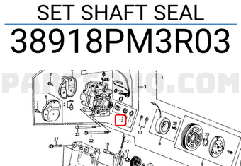 Honda 38918PM3R03 SET SHAFT SEAL