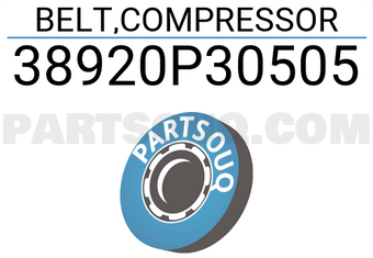 Honda 38920P30505 BELT,COMPRESSOR