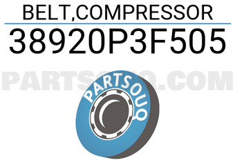 Honda 38920P3F505 BELT,COMPRESSOR