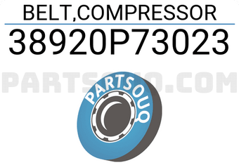 Honda 38920P73023 BELT,COMPRESSOR