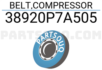 Honda 38920P7A505 BELT,COMPRESSOR