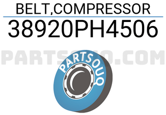 Honda 38920PH4506 BELT,COMPRESSOR