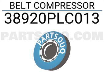 Honda 38920PLC013 BELT COMPRESSOR