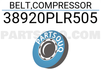 Honda 38920PLR505 BELT,COMPRESSOR