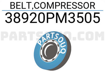 Honda 38920PM3505 BELT,COMPRESSOR