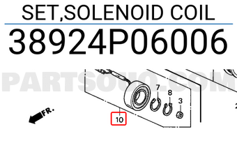 Honda 38924P06006 SET,SOLENOID COIL