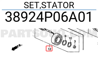 Honda 38924P06A01 SET,STATOR