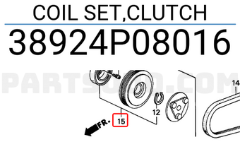 Honda 38924P08016 COIL SET,CLUTCH
