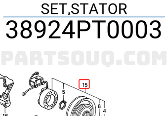 Honda 38924PT0003 SET,STATOR
