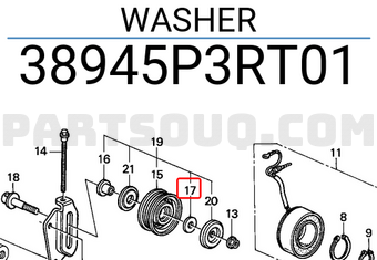 Honda 38945P3RT01 WASHER