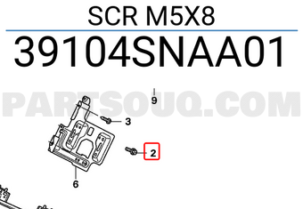 Honda 39104SNAA01 SCR M5X8