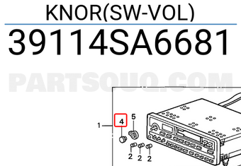 Honda 39114SA6681 KNOR(SW-VOL)