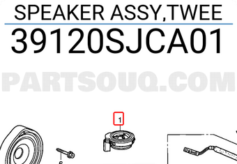 Honda 39120SJCA01 SPEAKER ASSY,TWEE