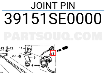 Honda 39151SE0000 JOINT PIN