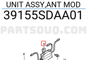 Honda 39155SDAA01 UNIT ASSY,ANT MOD