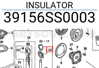 Honda 39156SS0003 INSULATOR