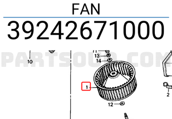 Honda 39242671000 FAN