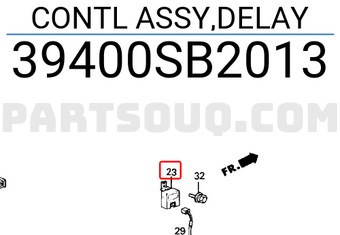 Honda 39400SB2013 CONTL ASSY,DELAY