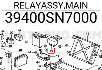 Honda 39400SN7000 RELAYASSY,MAIN