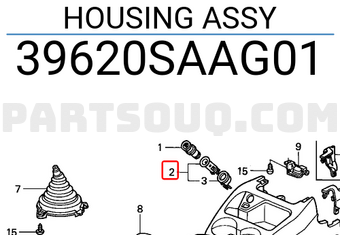 Honda 39620SAAG01 HOUSING ASSY