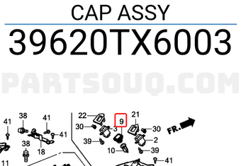 Honda 39620TX6003 CAP ASSY