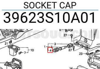 Honda 39623S10A01 SOCKET CAP