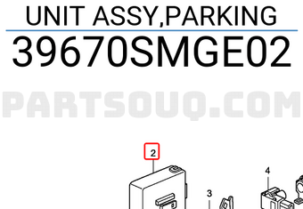 Honda 39670SMGE02 UNIT ASSY,PARKING