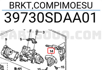 Honda 39730SDAA01 BRKT,COMPIMOESU
