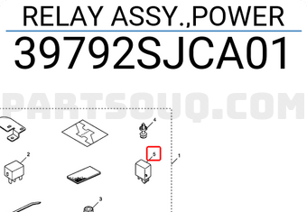 Honda 39792SJCA01 RELAY ASSY.,POWER