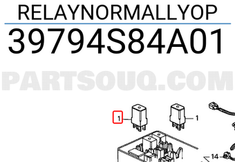 Honda 39794S84A01 RELAYNORMALLYOP
