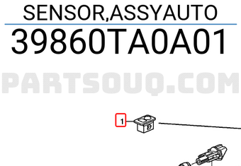 Honda 39860TA0A01 SENSOR,ASSYAUTO