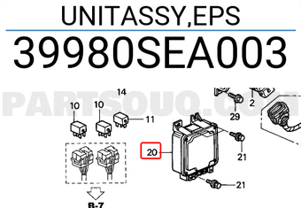 Honda 39980SEA003 UNITASSY,EPS