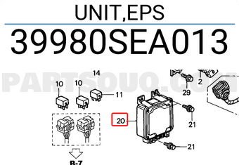 Honda 39980SEA013 UNIT,EPS