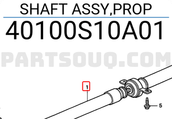 Honda 40100S10A01 SHAFT ASSY,PROP