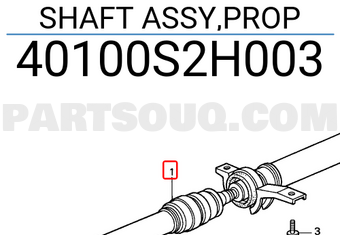 Honda 40100S2H003 SHAFT ASSY,PROP