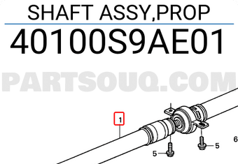 Honda 40100S9AE01 SHAFT ASSY,PROP