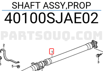 Honda 40100SJAE02 SHAFT ASSY,PROP