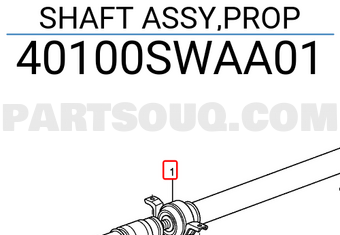 Honda 40100SWAA01 SHAFT ASSY,PROP