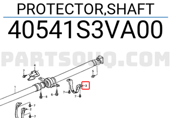 Honda 40541S3VA00 PROTECTOR,SHAFT
