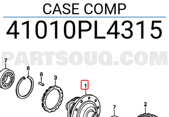 Honda 41010PL4315 CASE COMP