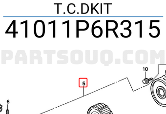 Honda 41011P6R315 T.C.DKIT